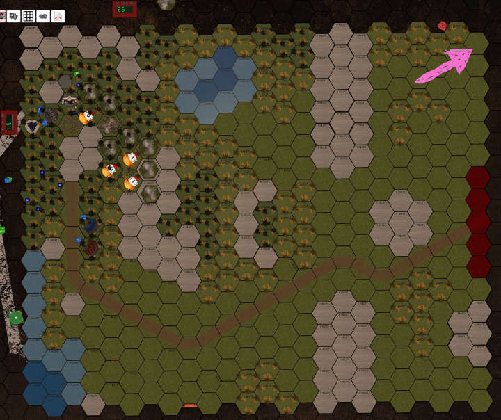 Endstand Karte draufsicht